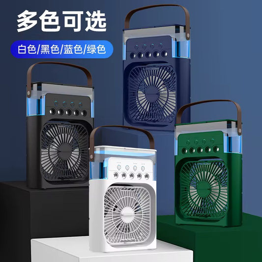 3-in-1 Portable Air Cooler Fan – Cooling, Humidifier & Mist Spray