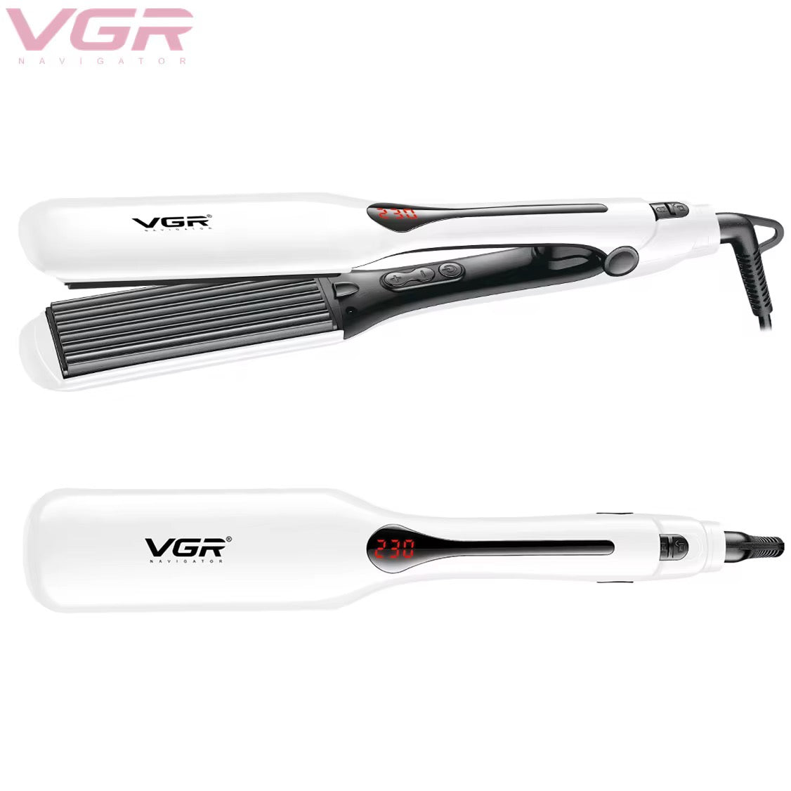 VGR V-557 2-in-1 Professional Hair Straightener & Crimper