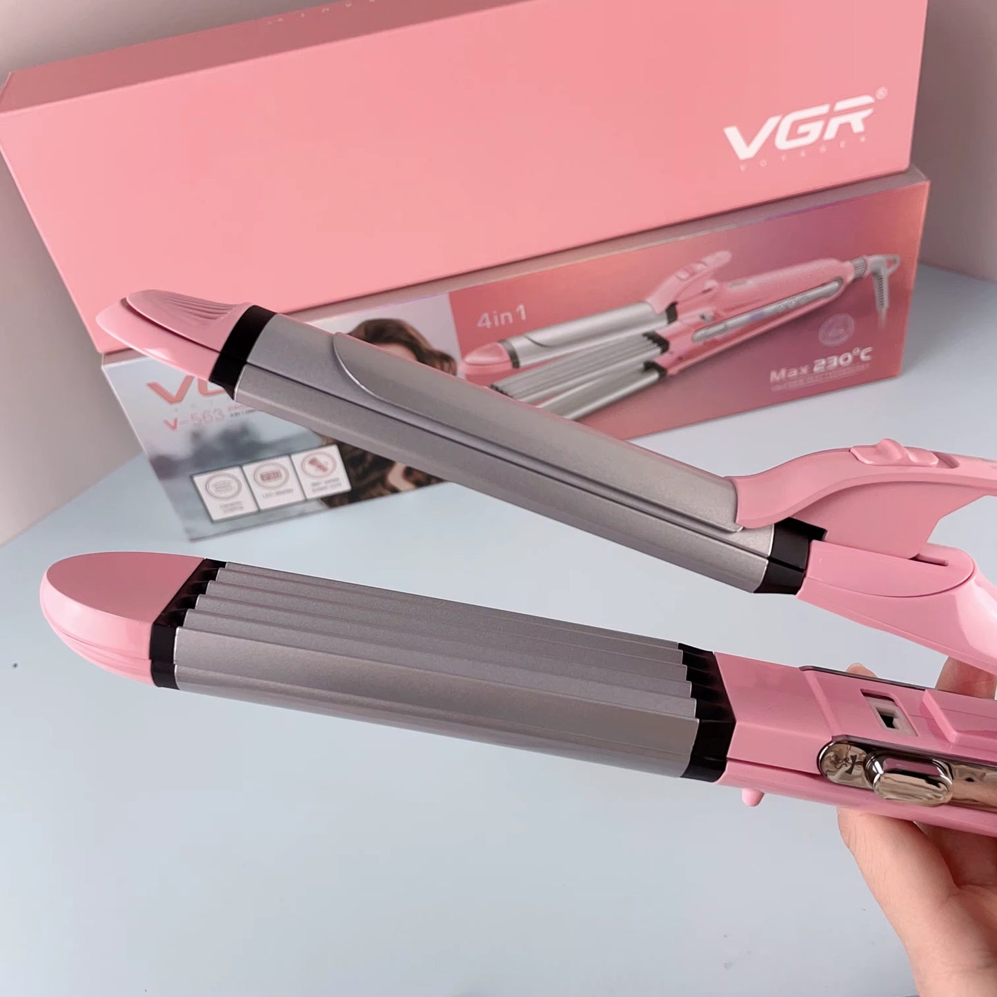 VGR V-563 4-in-1 Professional Hair Beauty Styler – Waves, Curls & More