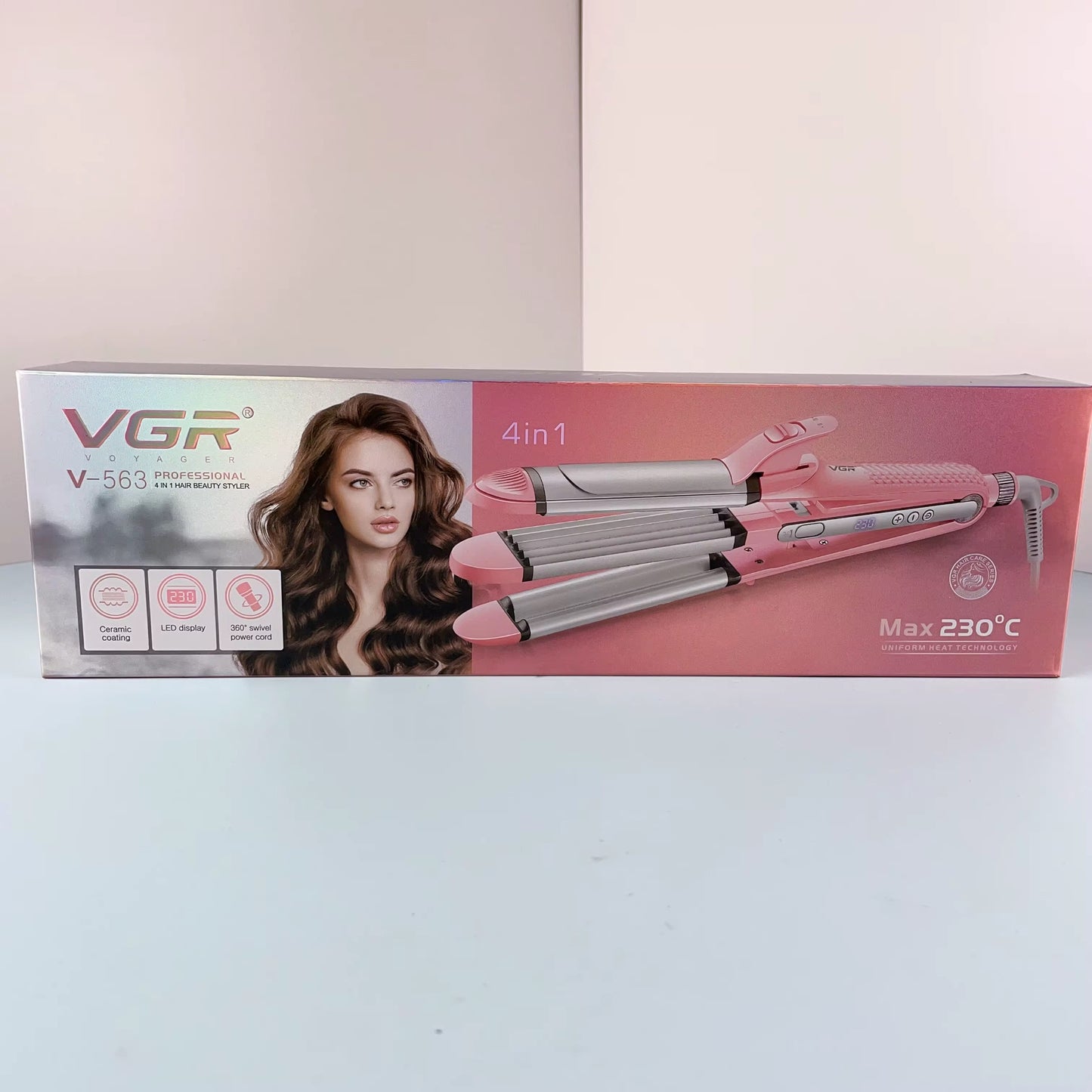VGR V-563 4-in-1 Professional Hair Beauty Styler – Waves, Curls & More