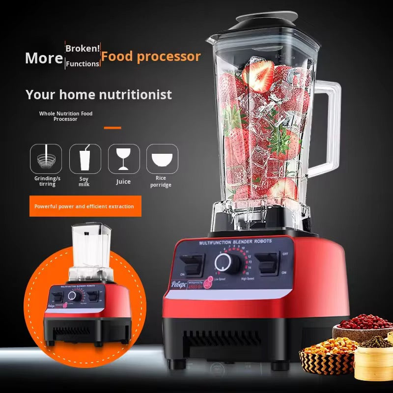 Professional High-Power Blender & Food Processor | 6-Blade Stainless Steel | Ice Crusher & Smoothie Maker