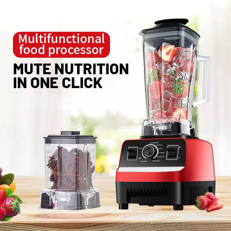 Professional High-Power Blender & Food Processor | 6-Blade Stainless Steel | Ice Crusher & Smoothie Maker