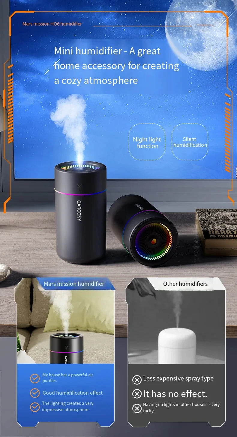 Silent Aroma Humidifier 280ml