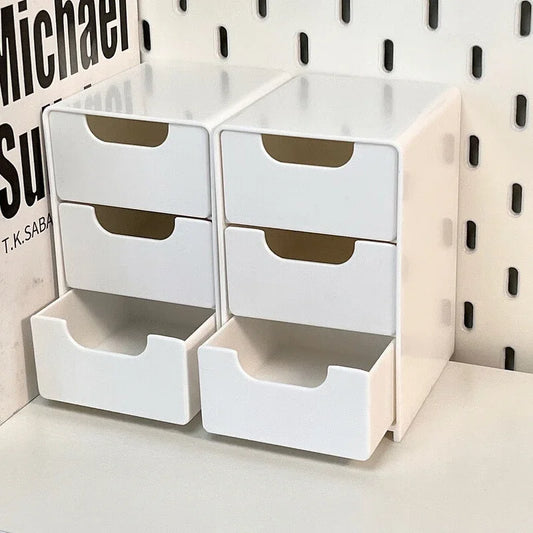 3-Tier Desk Organiser with Drawers