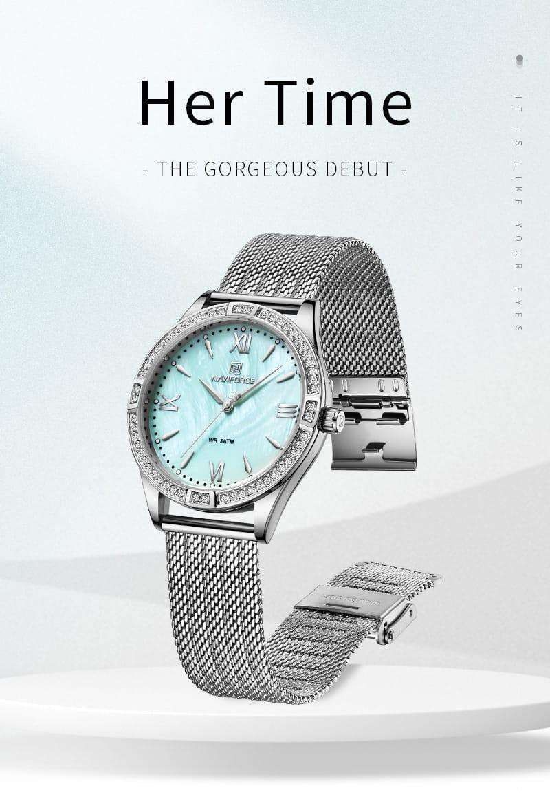 Women's Luxury Crystal Mesh Watch