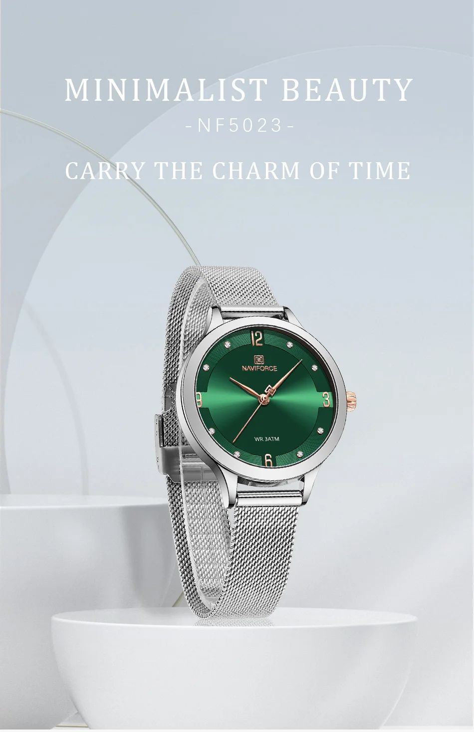Women's Slim Minimalist Mesh Watch