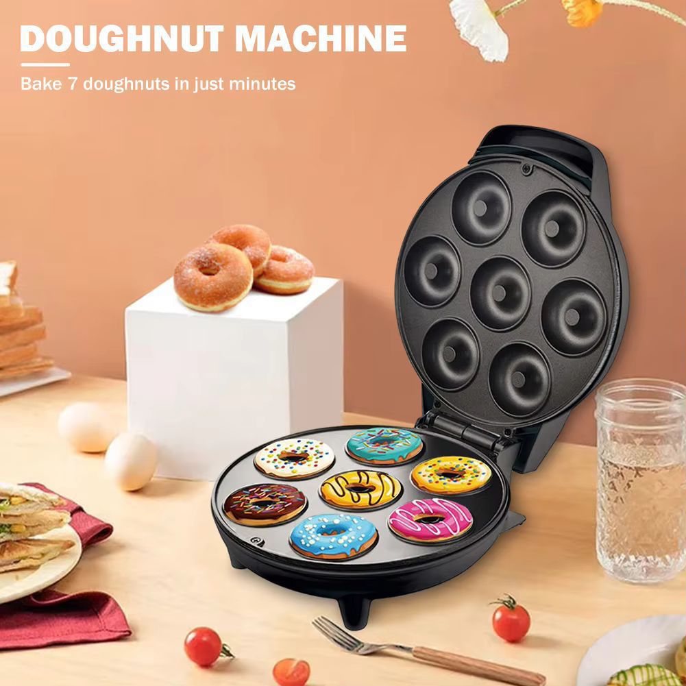 Mini Doughnut Maker Machine — Bake 7 Doughnuts in Minutes