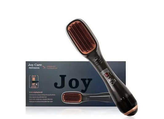 Joy Care 2-in-1 Hair Dryer & Straightener Brush